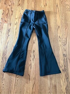 Erin Snow Black Phia black flared ski pants